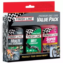 Finish Line Bike Care Value Pack (Wet/Wash/Multi)