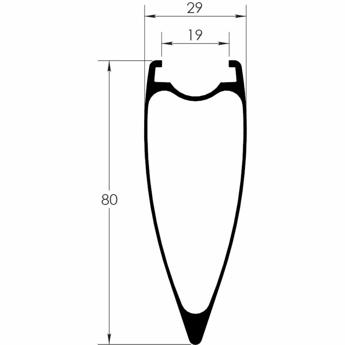Reynolds® Reynolds Aero 80 Front Carbon Road Wheel - Image 3