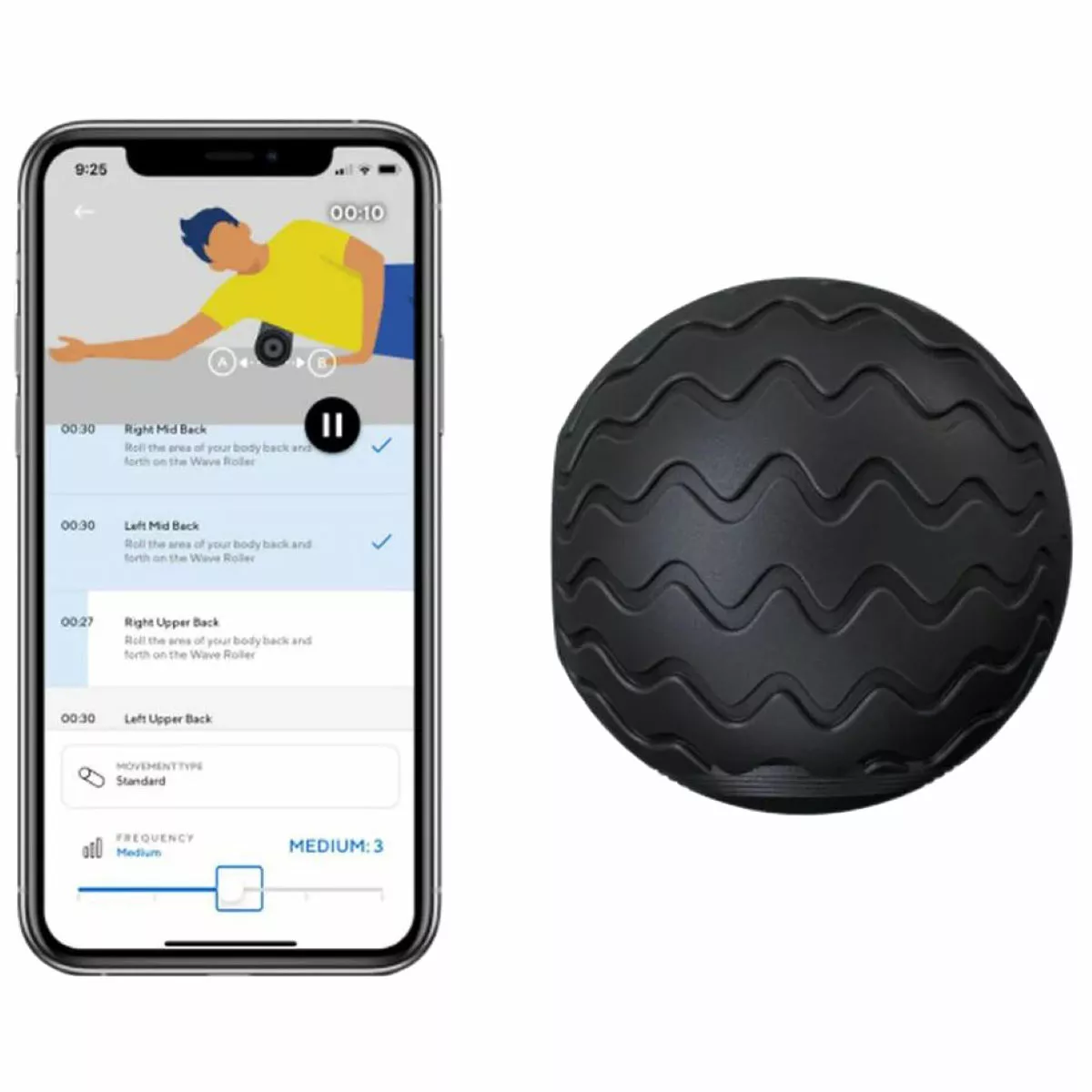 Theragun Wave Solo Smart Vibrating Foam Roller - Image 5