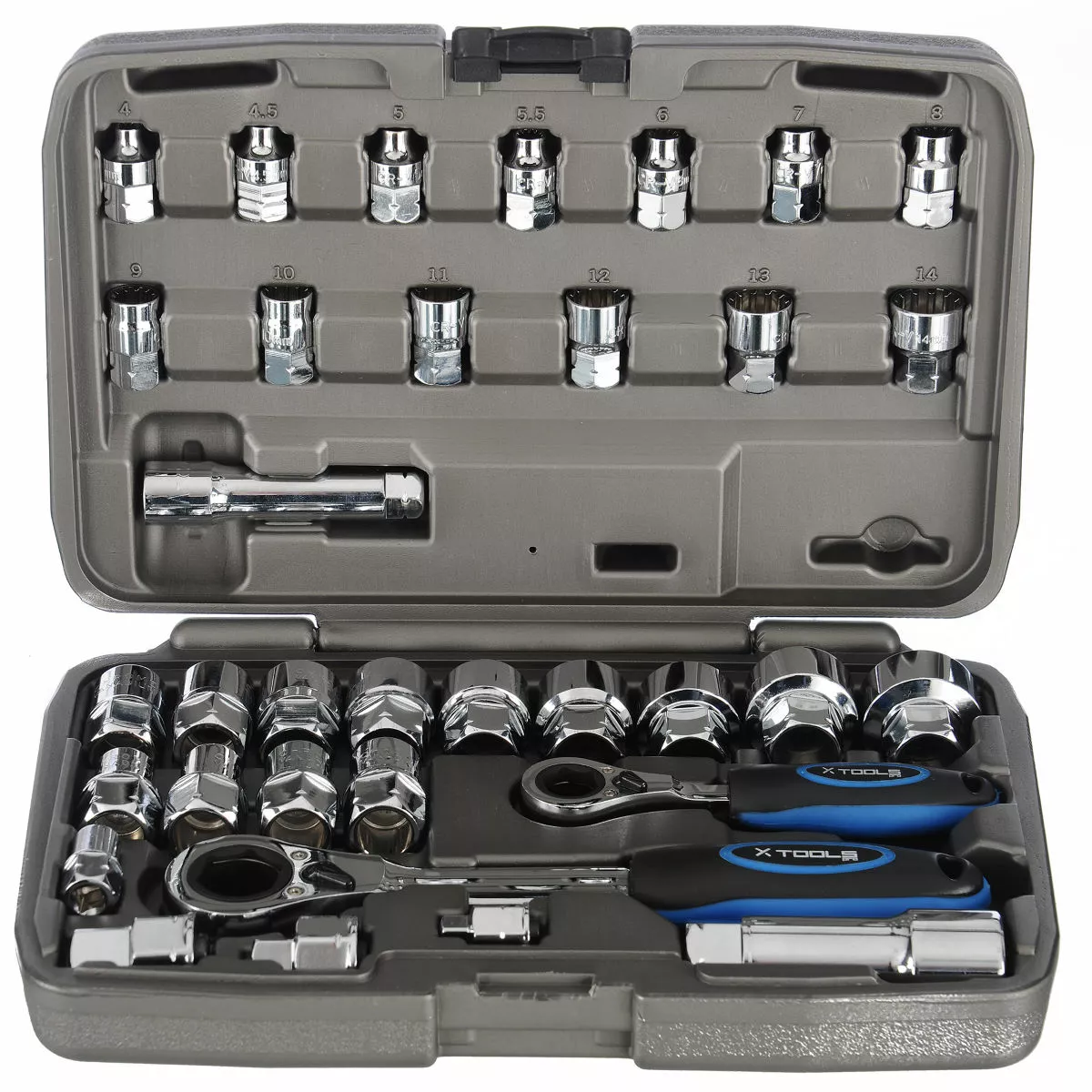 LifeLine 34 Piece Go-Through Socket Set